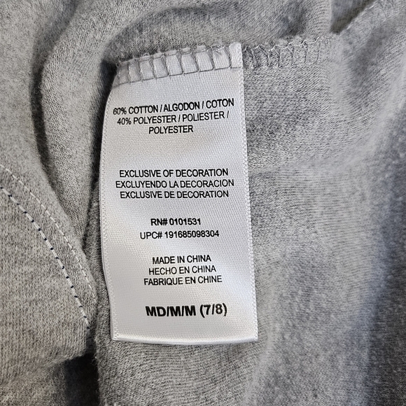 My Little Pony Rainbow Dress Grey Multicolored Polka-Dot (stars) Sz M 7/8 - Picture 4 of 4